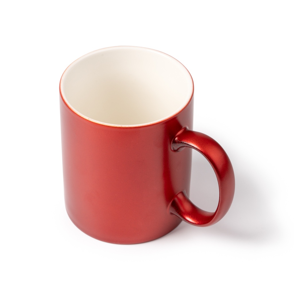 Laser engraving metalic mug - shiny gold finish