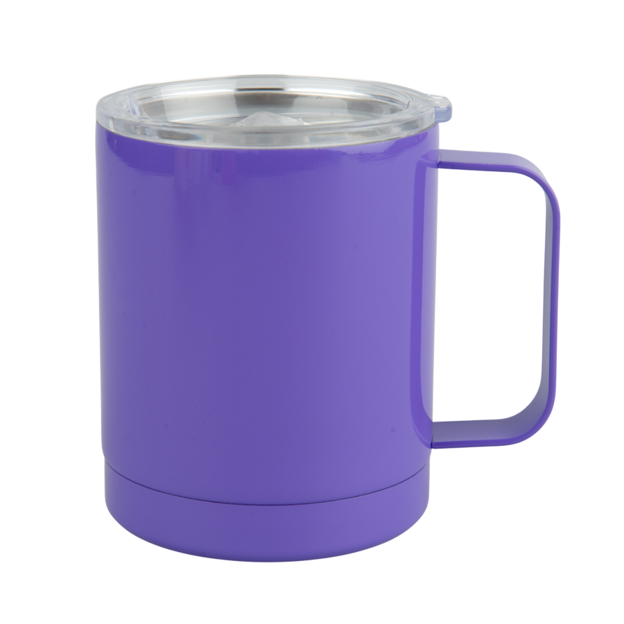 Metal thermal mug for sublimation - colorful with lid