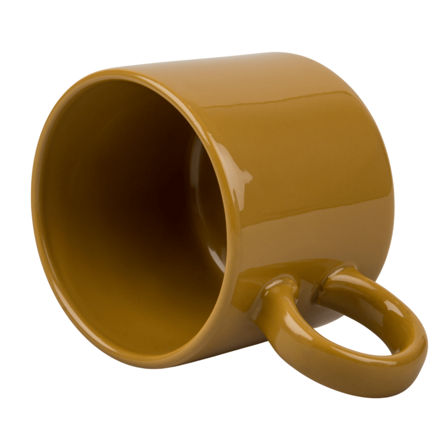 Coloured Mug with Round Handle