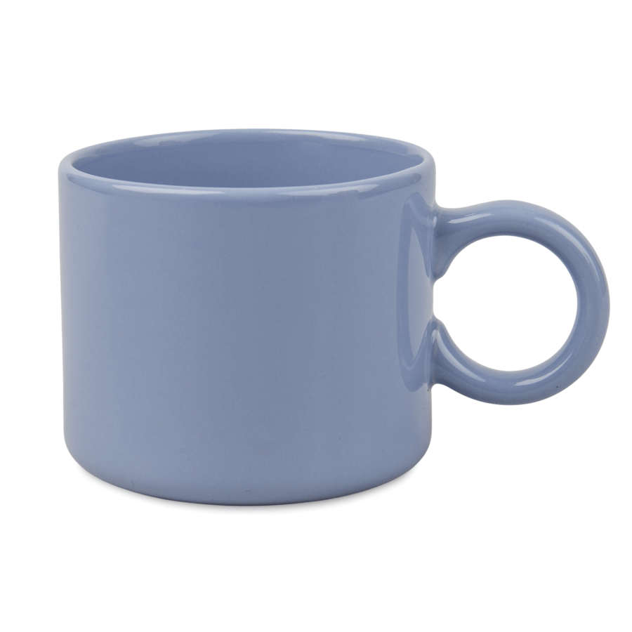 Coloured Mug with Round Handle