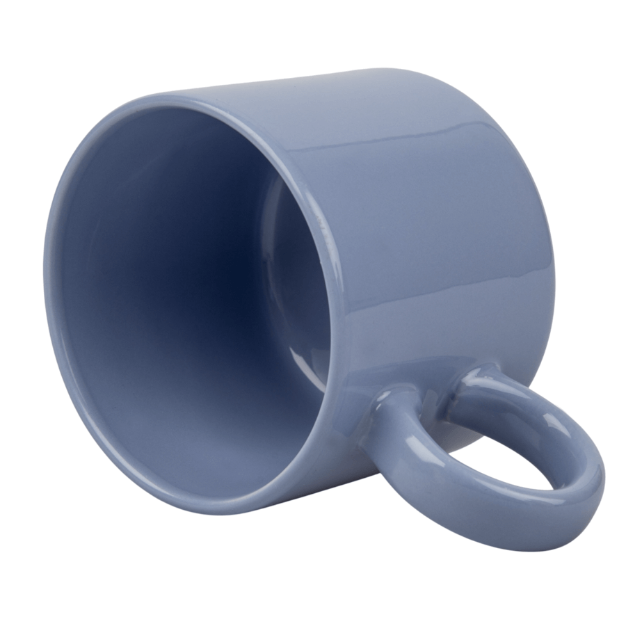 Coloured Mug with Round Handle