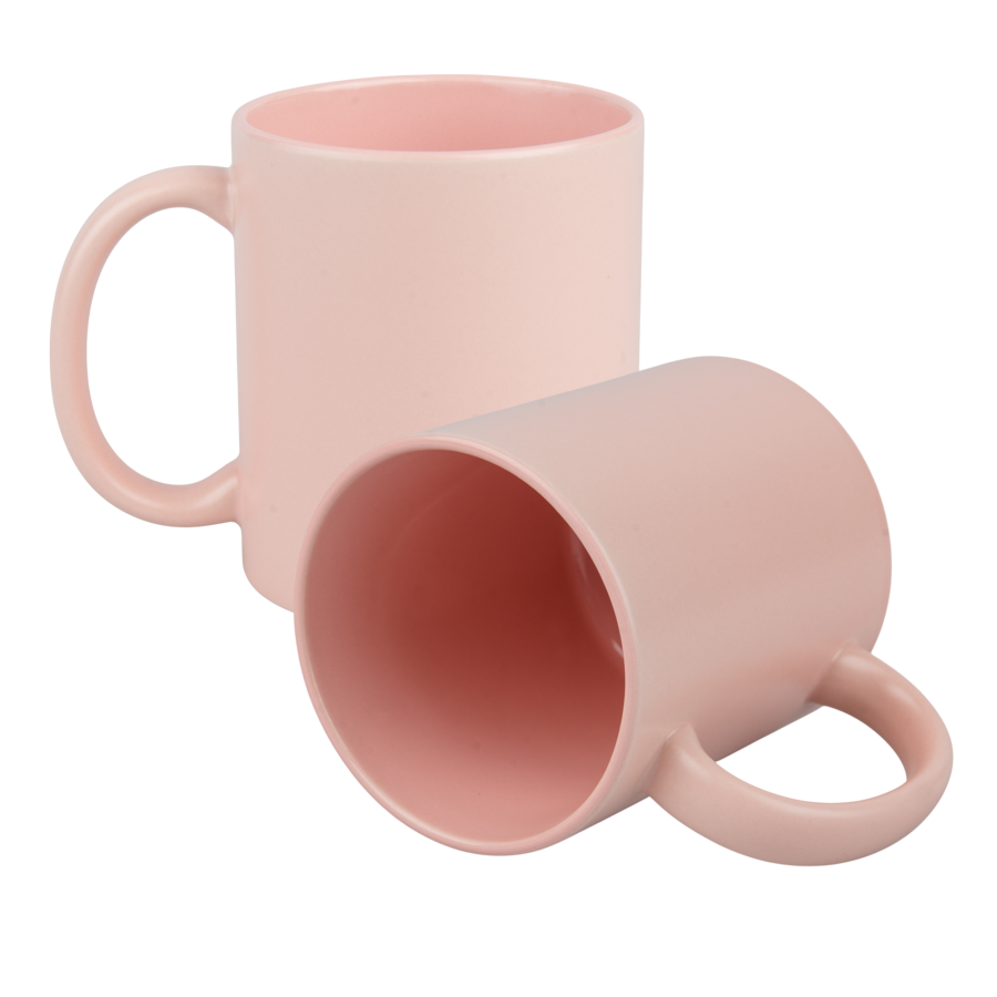 Matte sublimation mug - colorful, pastel