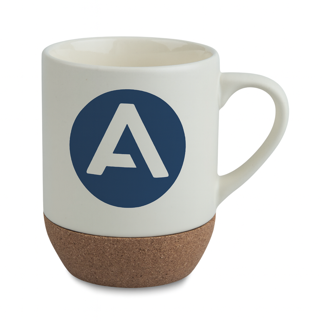 Coloured Matte Coffee Sublimation Mug with Cork Base