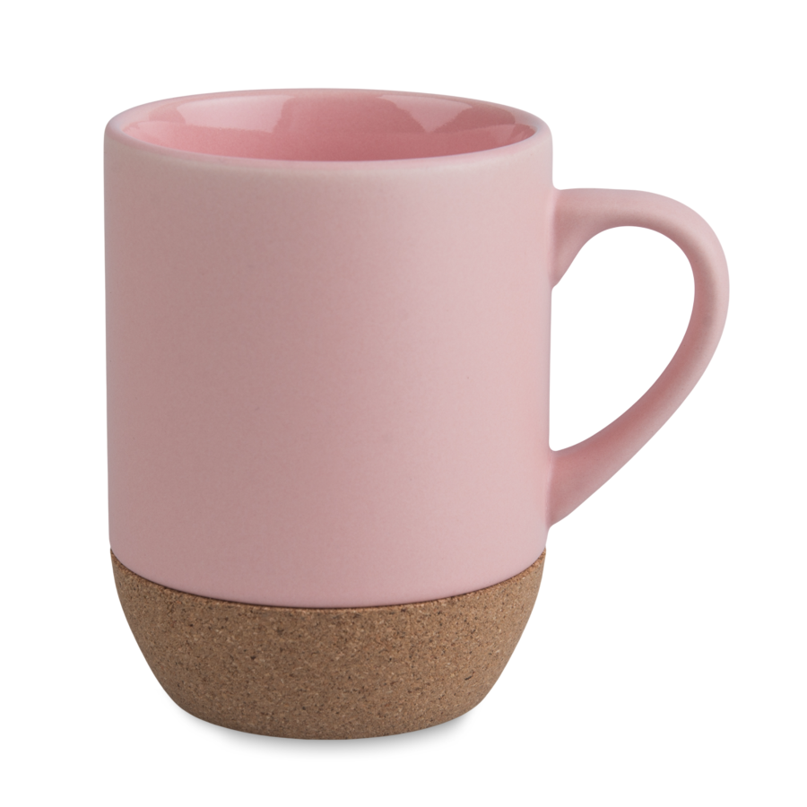 Coloured, Matte Coffee Sublimation Mug with Cork Base