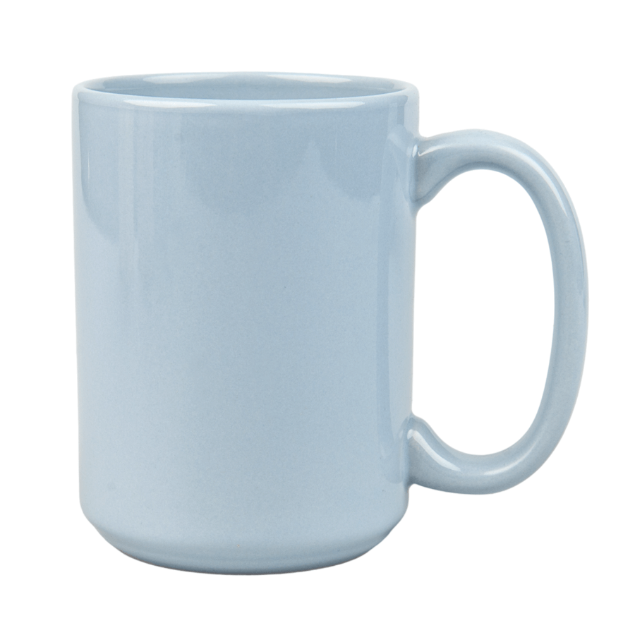 Colored sublimation mug - large blue