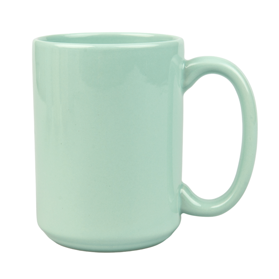 Colored sublimation mug - large green
