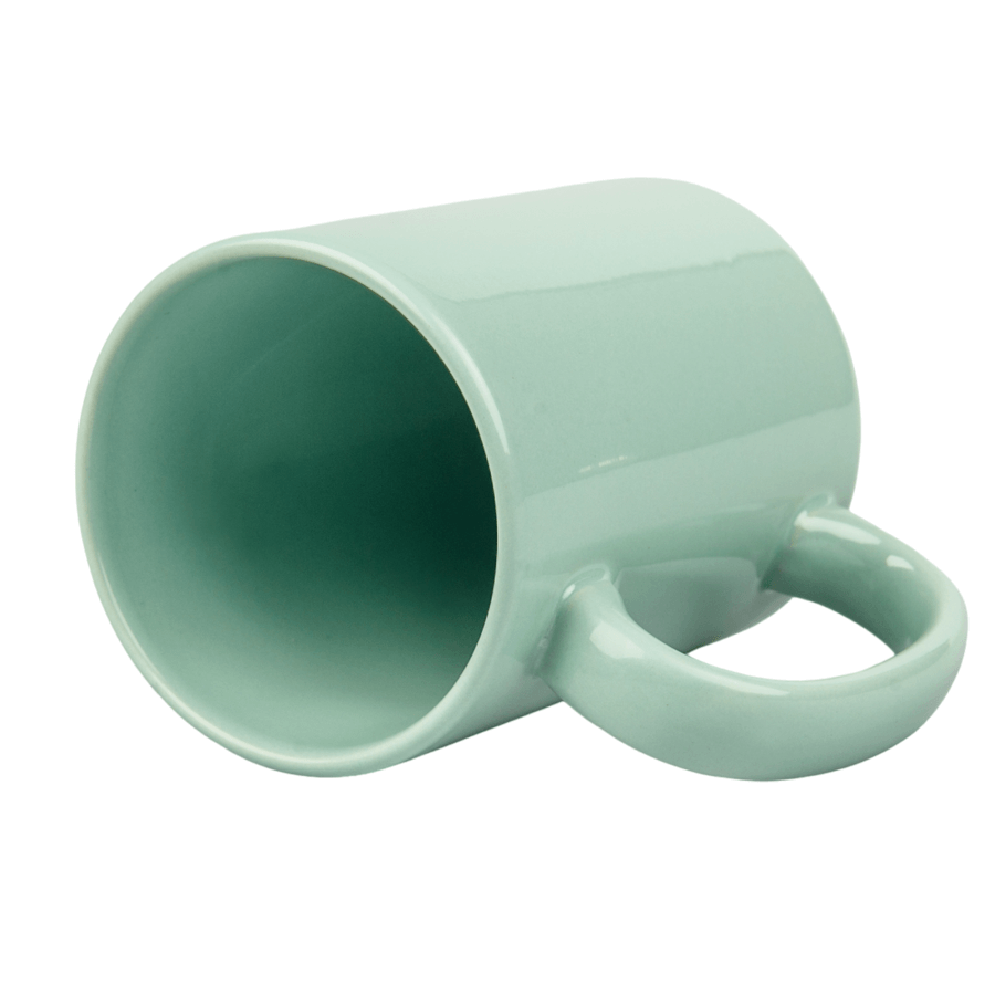Colored sublimation mug - large green