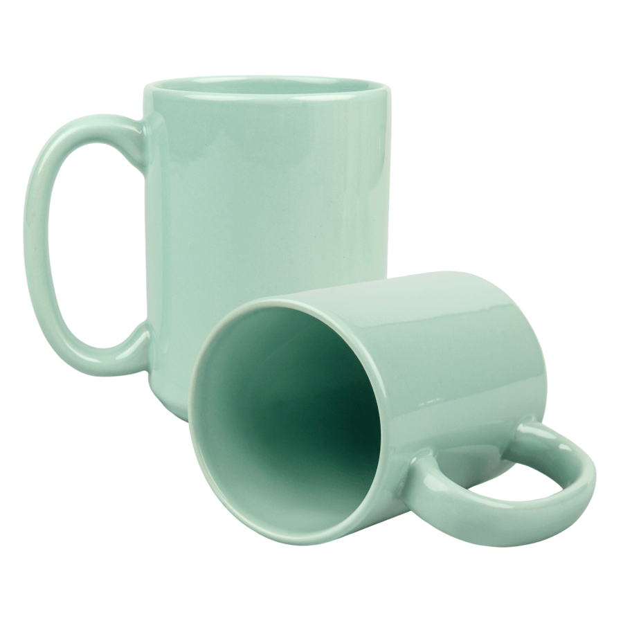 Colored sublimation mug - large green
