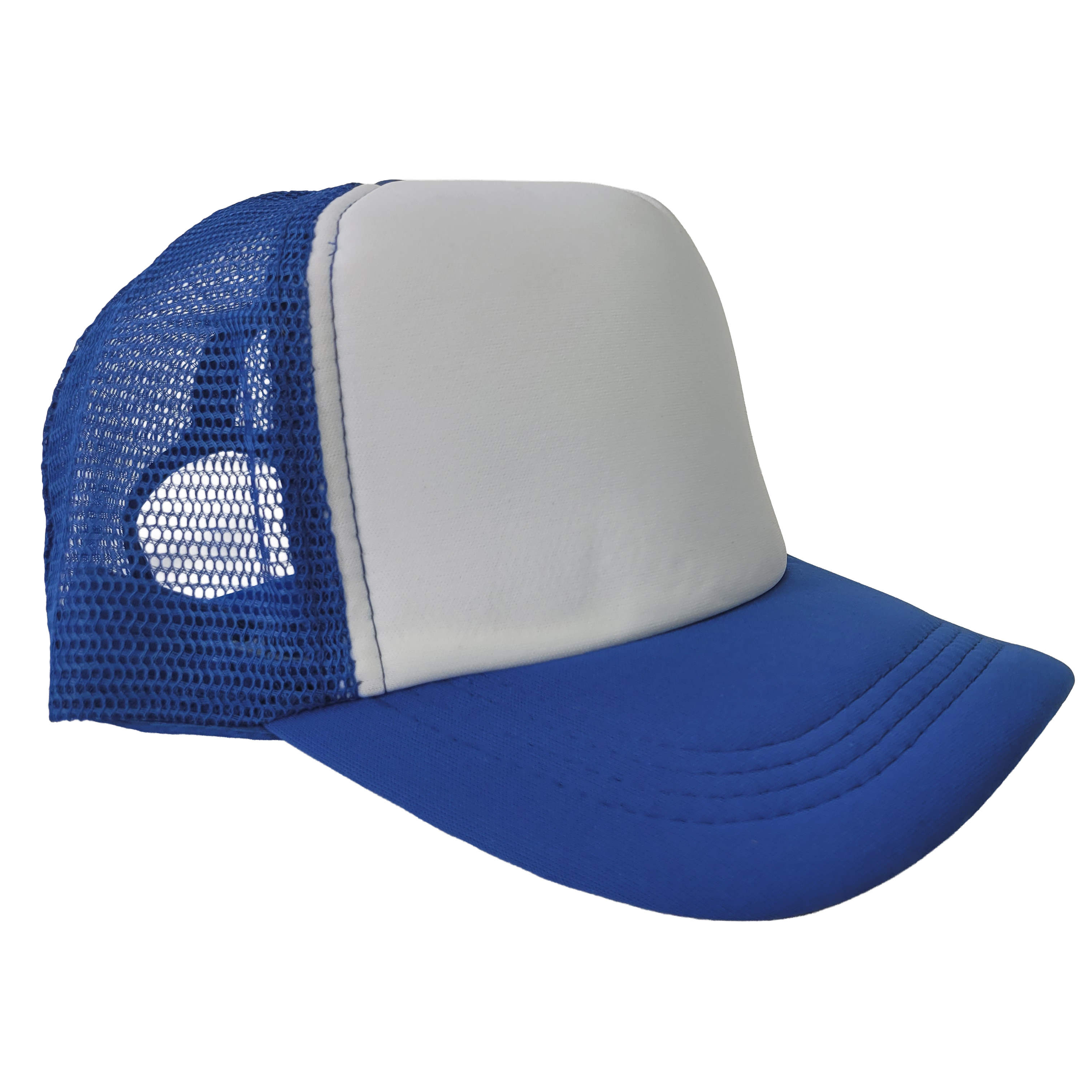 Sublimation Cap with White Front and Mesh Back