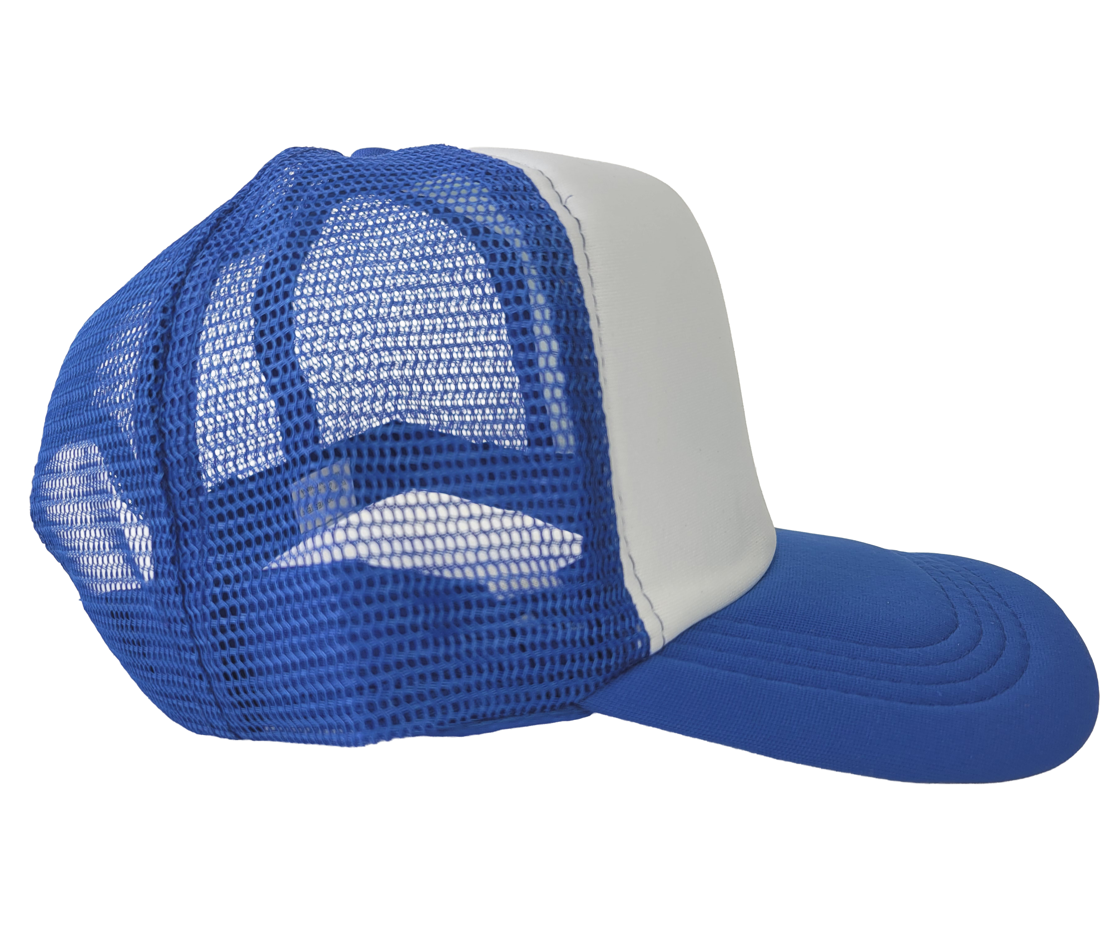 Sublimation Cap with White Front and Mesh Back