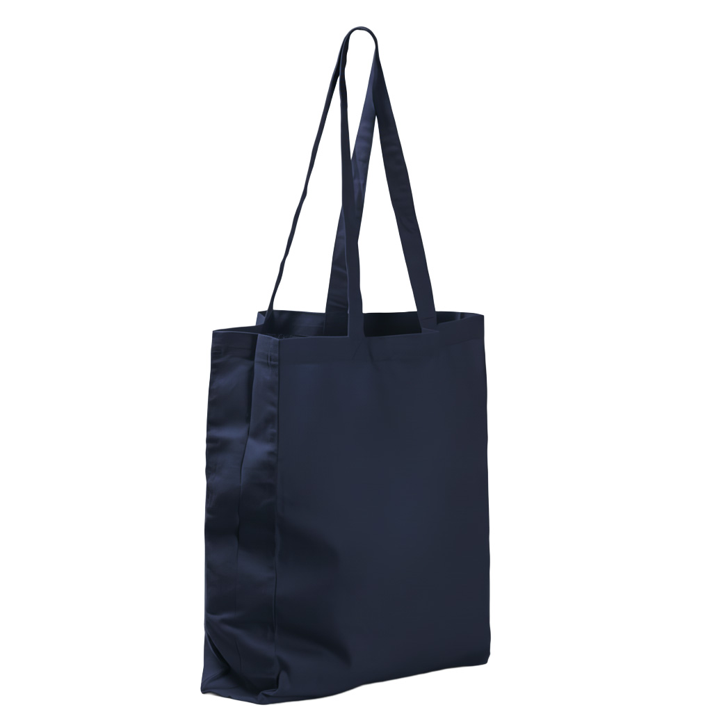 Cotton Bag with a Sewn-in Bottom and Side Panels for Printing
