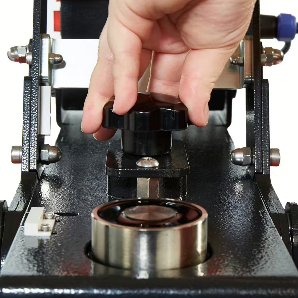 TS7 THE BEAST Secabo with Bluetooth - transfer heat press for flat surfaces with a heated lower plate, swing type