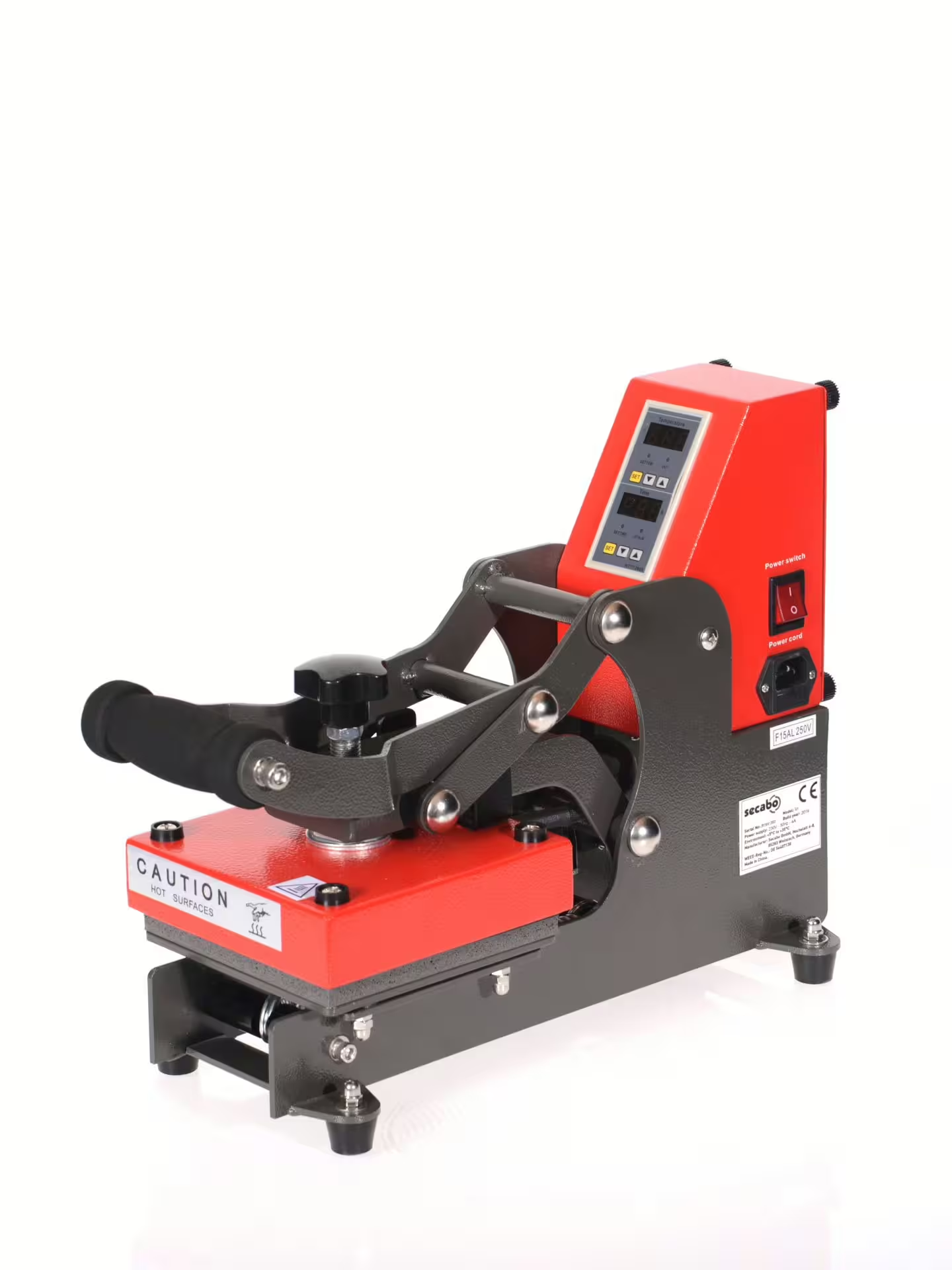 TC1 Secabo - heat press for flat surfaces
