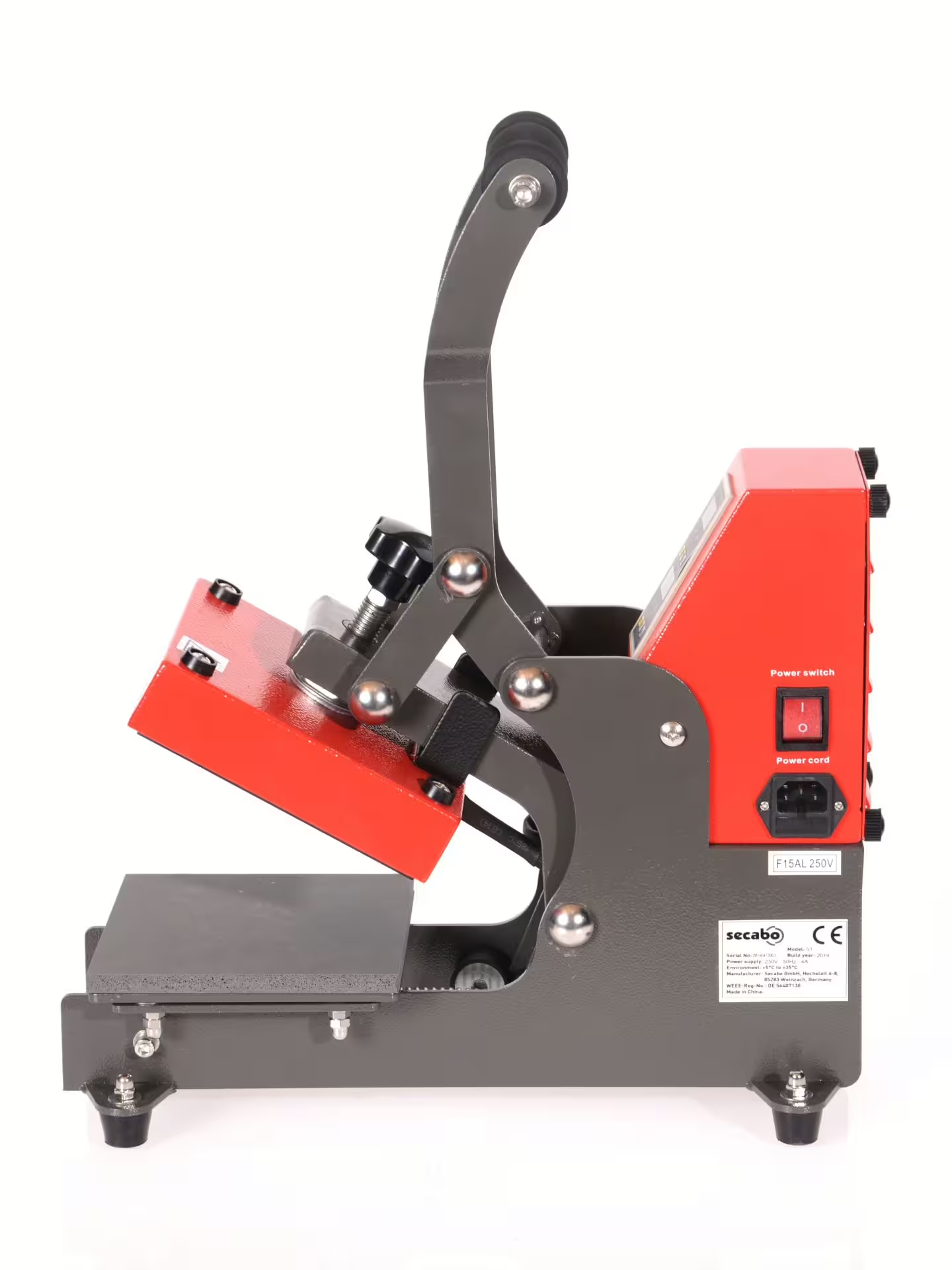 TC1 Secabo - heat press for flat surfaces