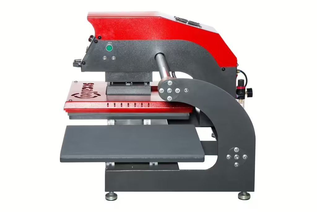 TPD7 Secabo - double-plate pneumatic heat press for flat surfaces