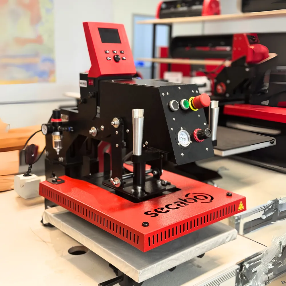 TPS7 Smart Secabo with Bluetooth - pneumatic heat press for flat surfaces, swing