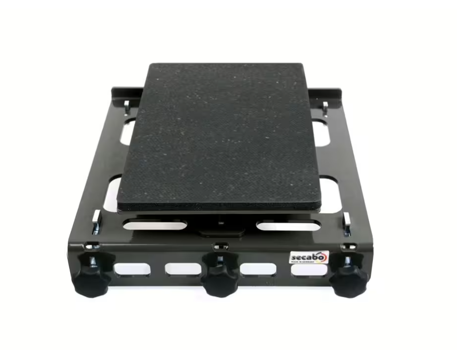 Quick plate change system for Secabo presses TC5, TC7, TS7, TS5, BEAST, TPS7