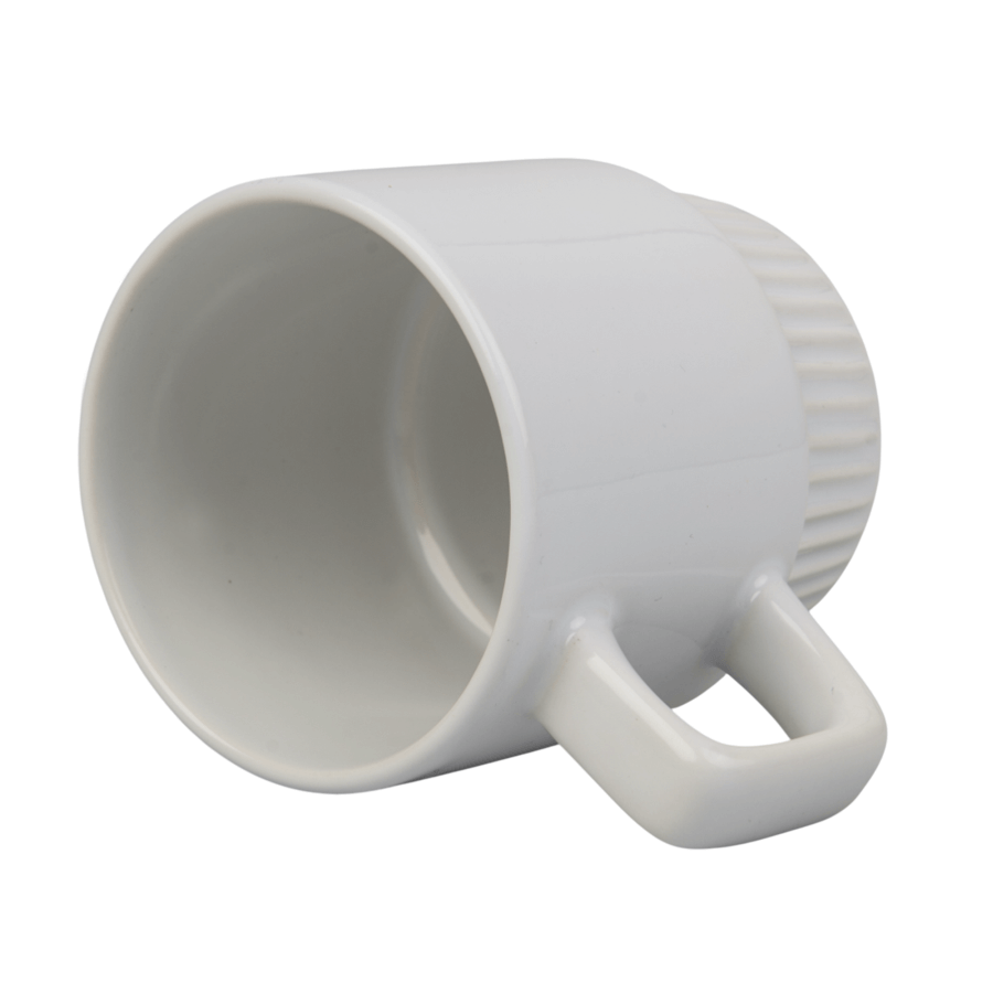 Ribbed Stackable Sublimation Mug