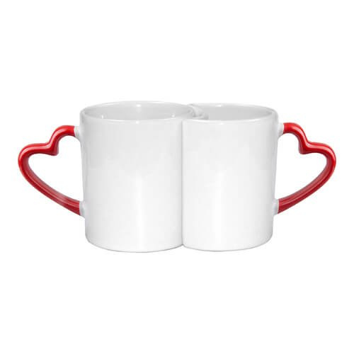 Sublimation Love Mug - Set 2 pcs