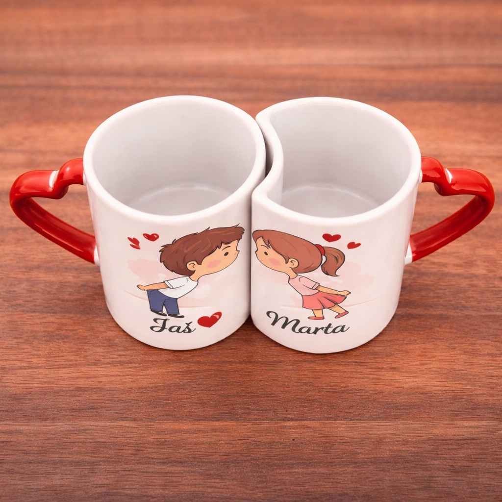 Sublimation Love Mug - Set 2 pcs