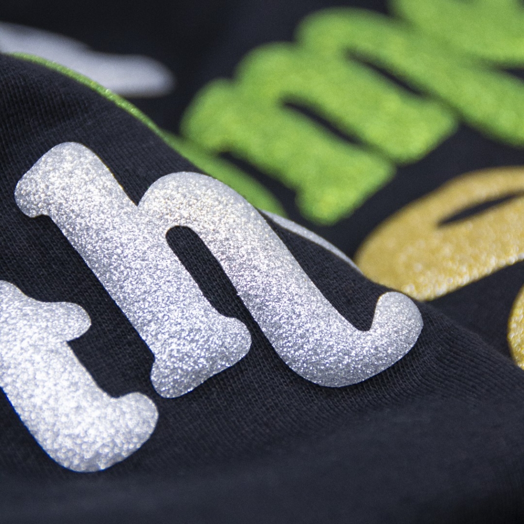 Flex film metalic puff up