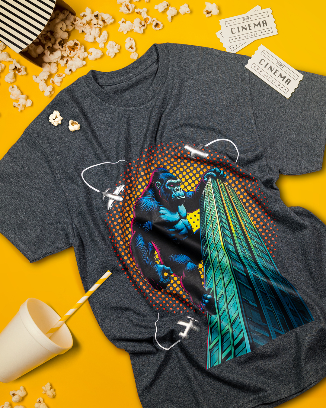 Flex film metalic puff up