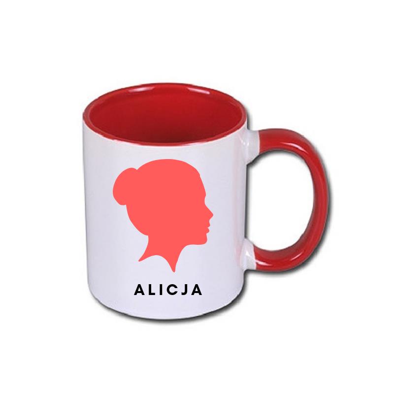 Inside and handle color sublimation mug - 72 pcs
