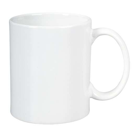 Ceramic mug for thermotransfer