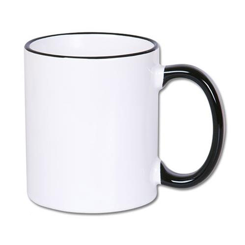 Color handle sublimation mug