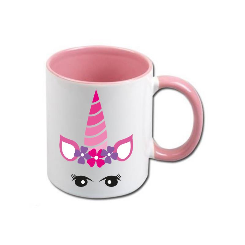 Inside and handle color sublimation mug