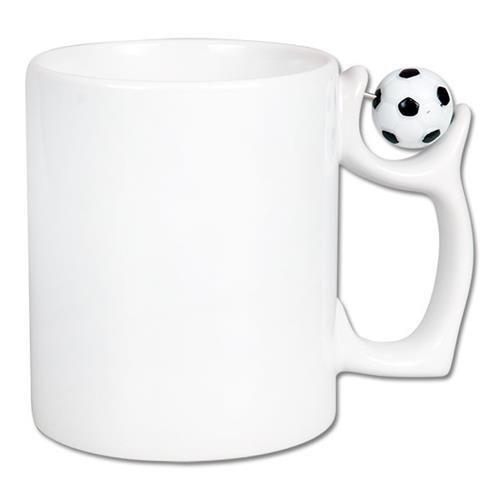 Mug with a ball on handle for boys