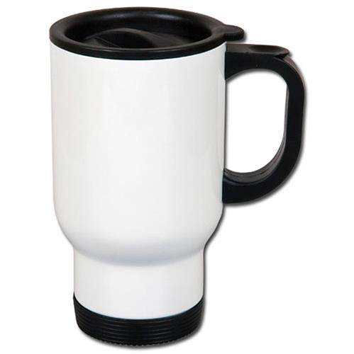 Thermal mug for sublimation Capacity: 410 ml Height : 14.5 cm Diameter: 8.2  cm Colour: white