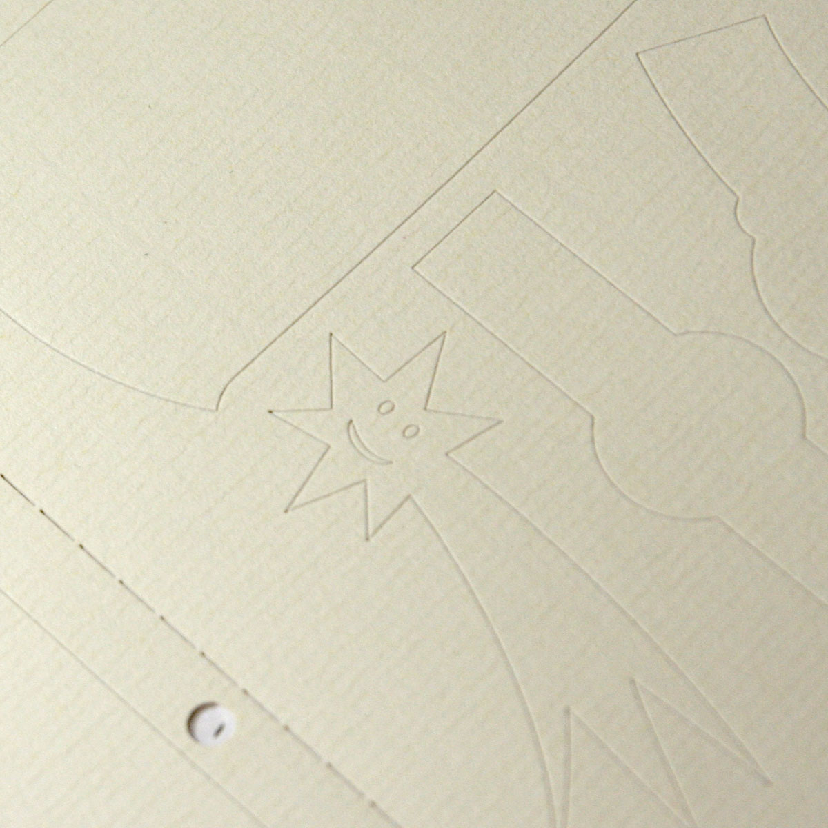 Self-adhesive cream paper for laser printers and copiers