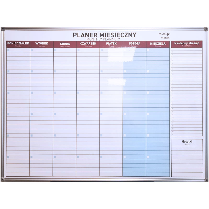 Month planning board