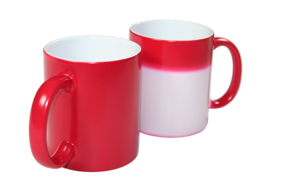 Matte color changing sublimation mug