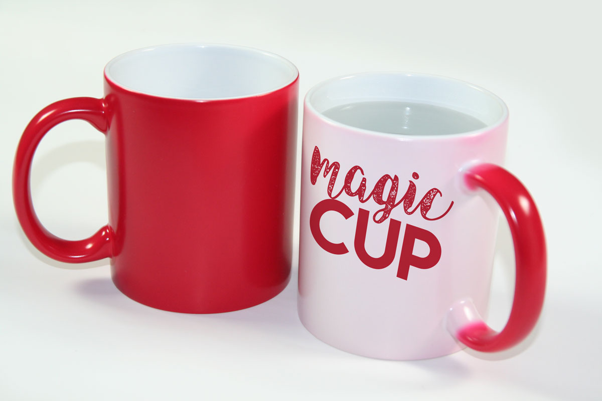 Color changing sublimation mug