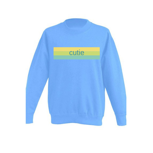 Kid’s sweatshirt for printing