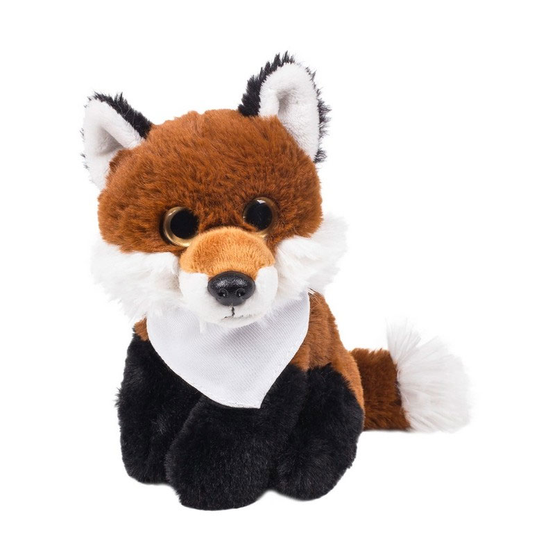 Teddy fox with a white scarf for sublimation