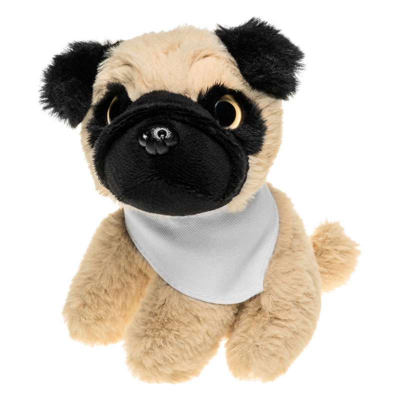 Teddy dog with a white scarf for sublimation