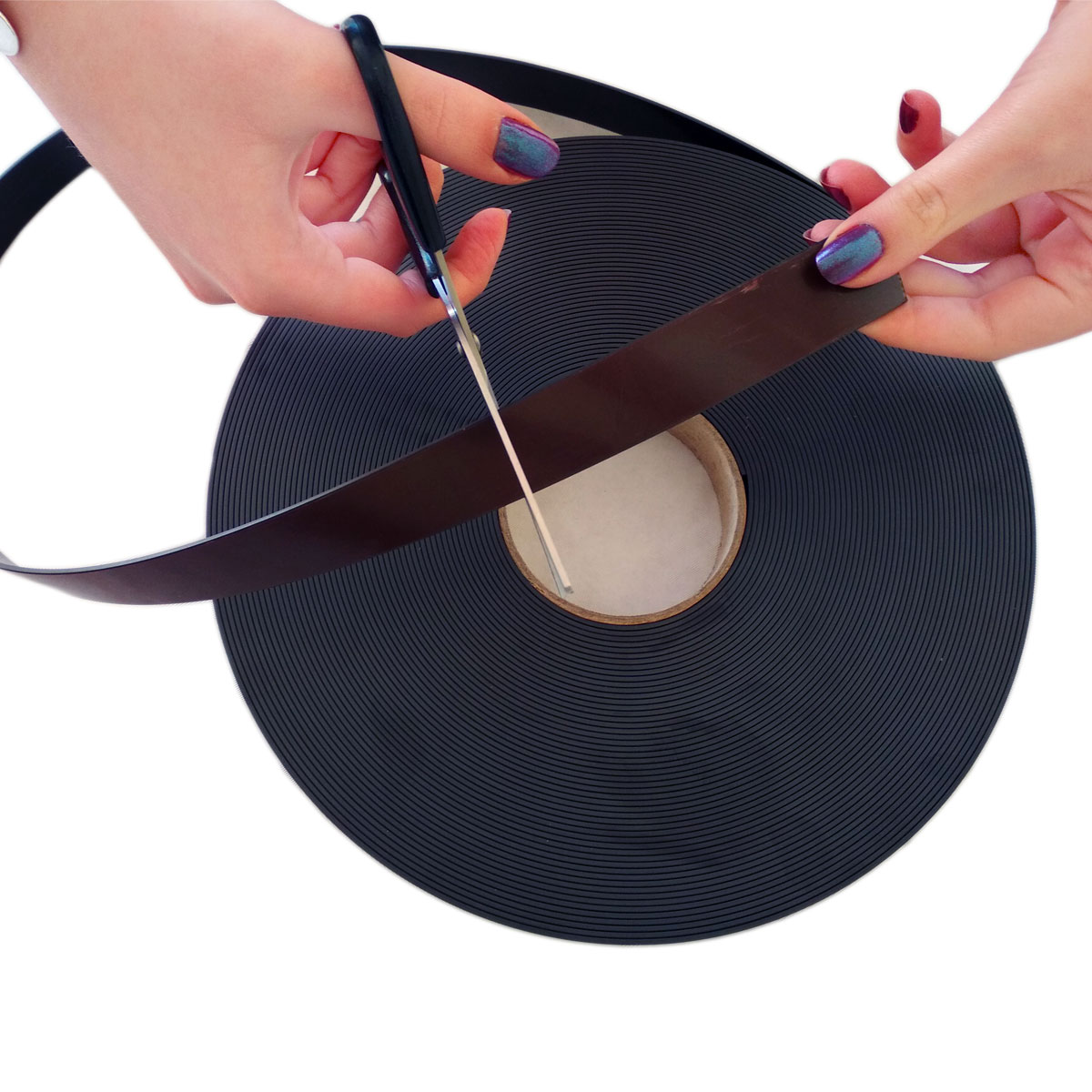 Self-adhesive magnetic tape with Premium glue