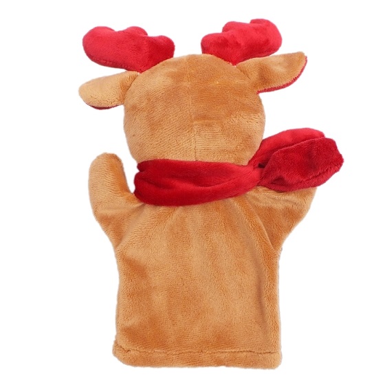 Reindeer hand puppet suitable for printing