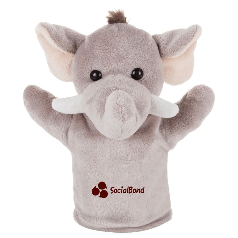 Elephant hand puppet suitable for printing