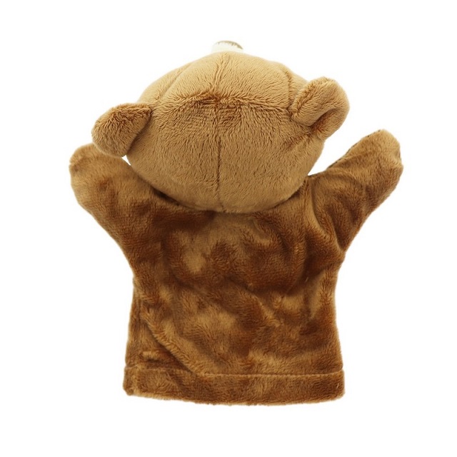 Teddy bear hand puppet suitable for printing