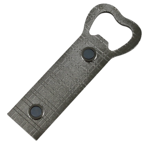 Metal bottle opener with magnet for sublimation