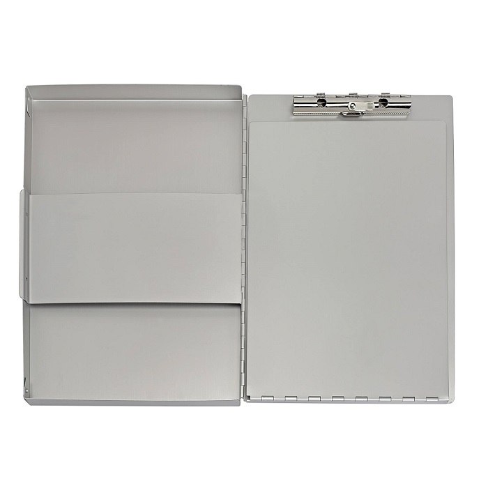 Aluminium clipboard MAULassist with storage box