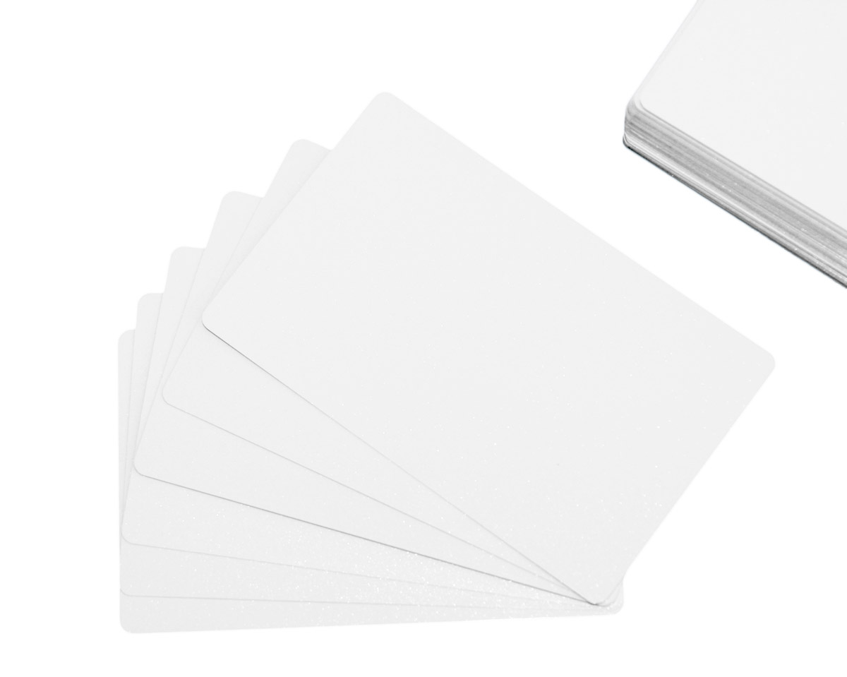 Aluminium business card for sublimation overprint - white