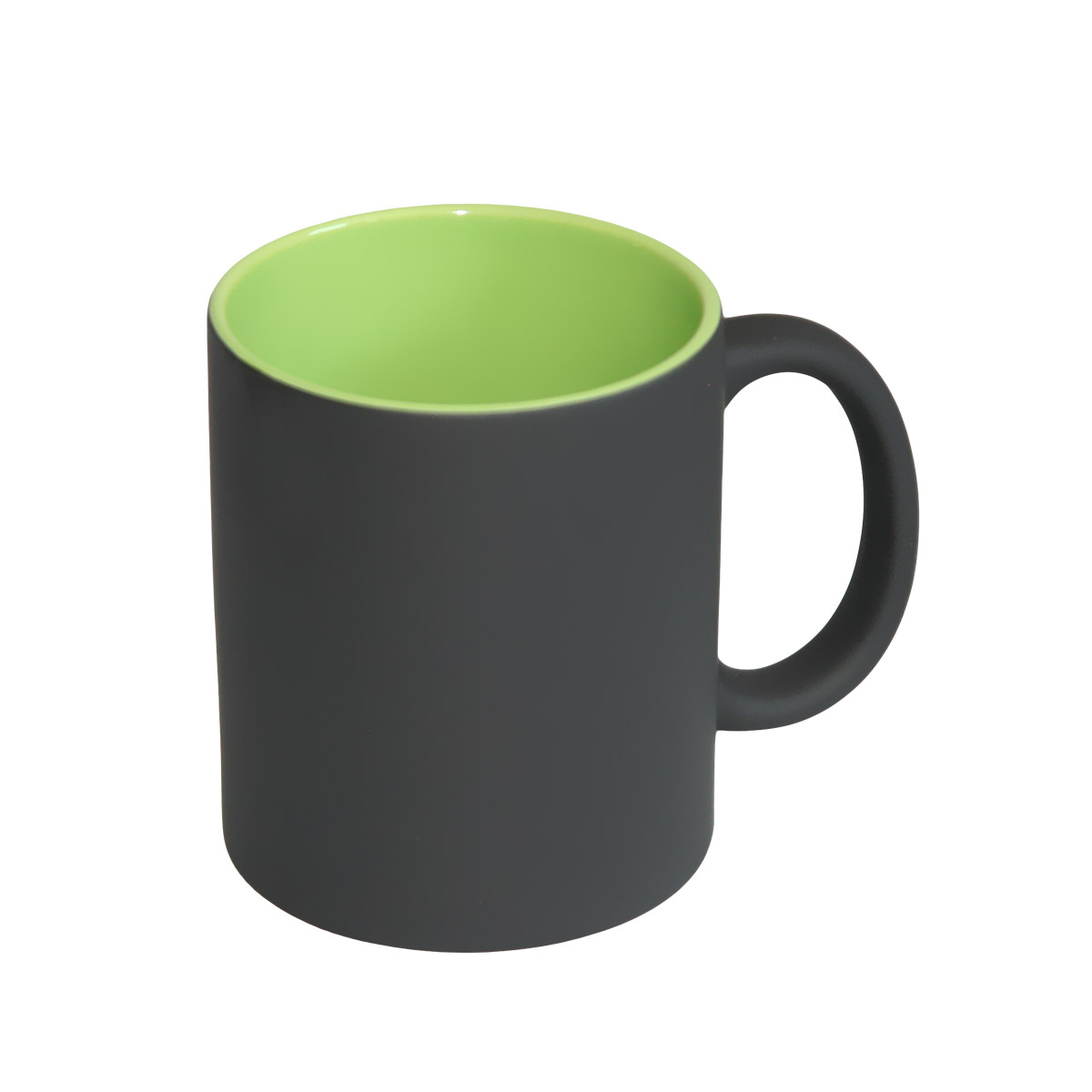 Matte color changing sublimation mug with color inside