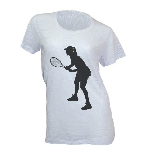 Semi-transparent women’s T-shirt for sublimation