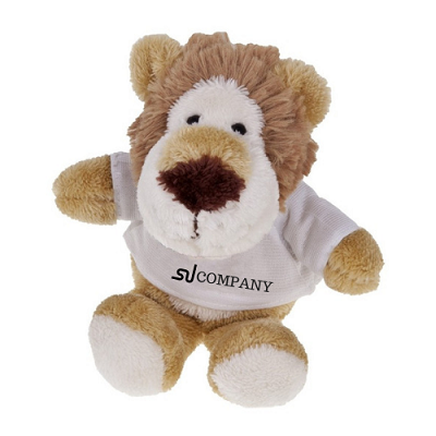 Teddy lion with a white T-shirt for sublimation