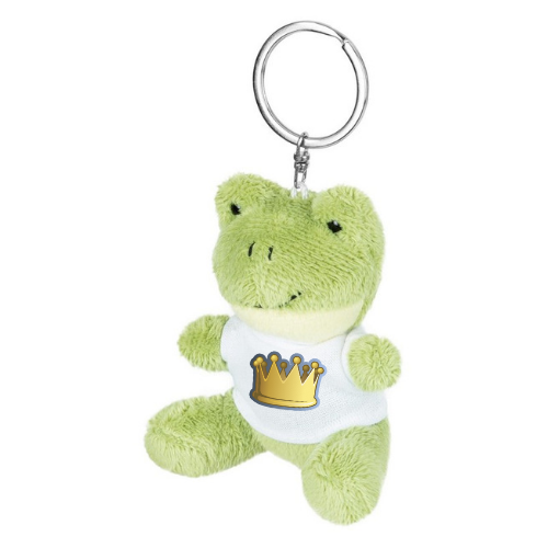 Key ring plushy frog with t-shirt for sublimation